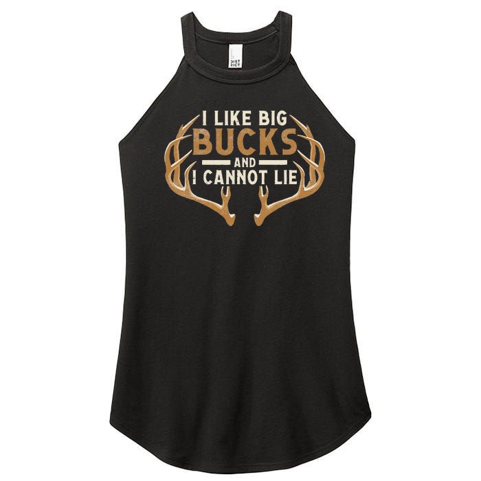 I Like Big Bucks And I Cannot Lie Hunter Deer Hunting Women's Perfect Tri Rocker Tank