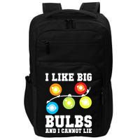 I Like Big Bulbs And I Cannot Lie Naughty Christmas Lights Gift Impact Tech Backpack