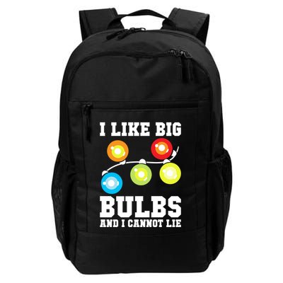 I Like Big Bulbs And I Cannot Lie Naughty Christmas Lights Gift Backpack