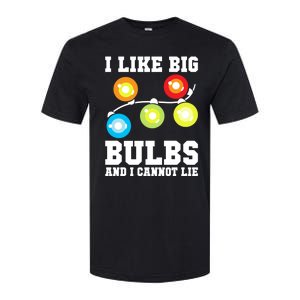 I Like Big Bulbs And I Cannot Lie Naughty Christmas Lights Gift Softstyle CVC T-Shirt