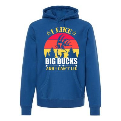 I Like Big Bucks And I Cant Lie Meaningful Gift Premium Hoodie