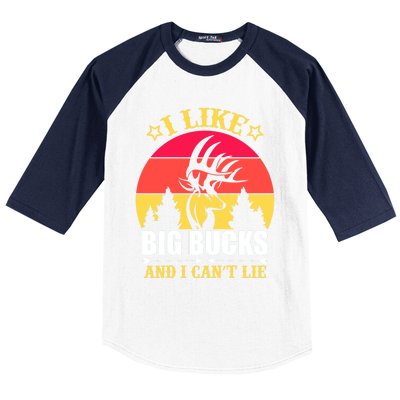 I Like Big Bucks And I Cant Lie Meaningful Gift Baseball Sleeve Shirt