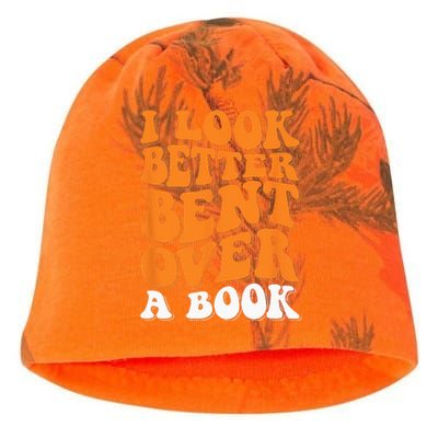 I Look Better Bent Over A Book Kati - Camo Knit Beanie