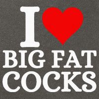 I Love Big Fat Cocks Funny Cotton Canvas Backpack