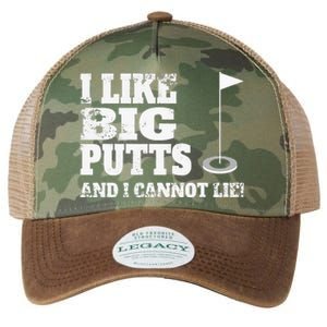 I Like Big Putts And I Cannot Lie Funny Golf Legacy Tie Dye Trucker Hat