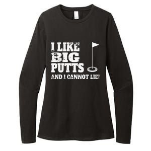 I Like Big Putts And I Cannot Lie Funny Golf Womens CVC Long Sleeve Shirt