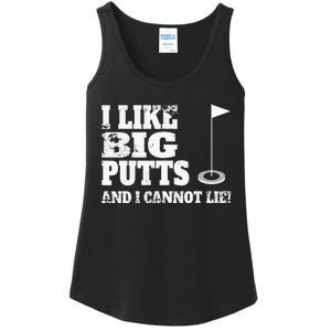 I Like Big Putts And I Cannot Lie Funny Golf Ladies Essential Tank