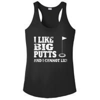 I Like Big Putts And I Cannot Lie Funny Golf Ladies PosiCharge Competitor Racerback Tank