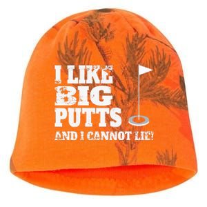 I Like Big Putts And I Cannot Lie Funny Golf Kati - Camo Knit Beanie