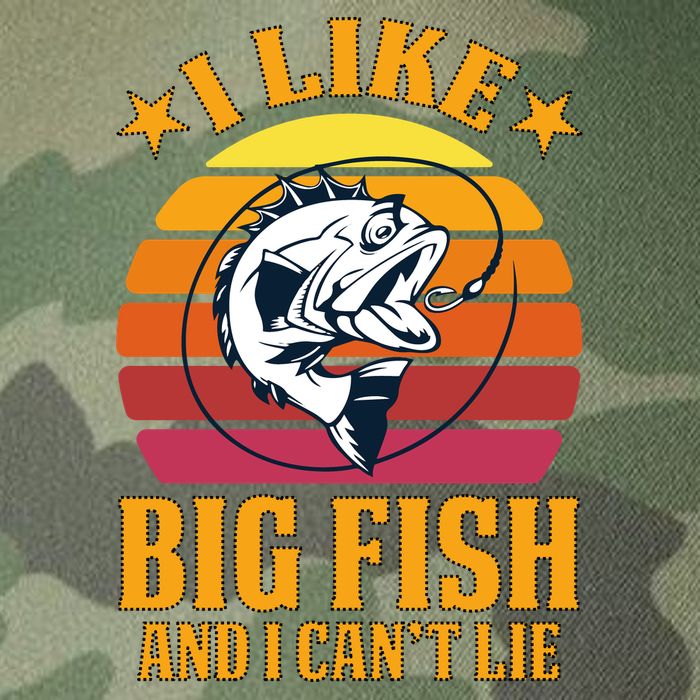 I Like Big Fish And I Cannot Lie Legacy Tie Dye Trucker Hat