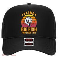 I Like Big Fish And I Cannot Lie High Crown Mesh Back Trucker Hat