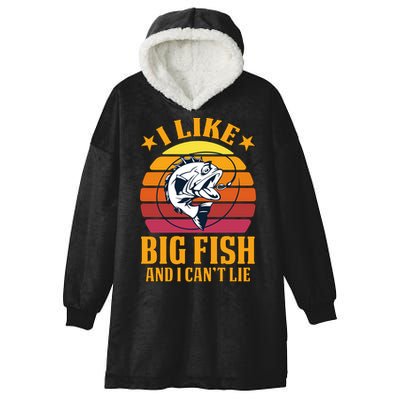 I Like Big Fish And I Cannot Lie Hooded Wearable Blanket
