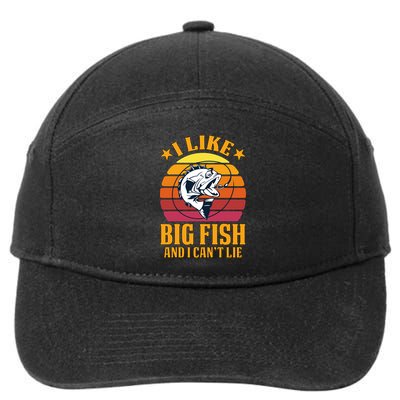 I Like Big Fish And I Cannot Lie 7-Panel Snapback Hat