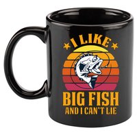I Like Big Fish And I Cannot Lie 11oz C Handle Ceramic Mug