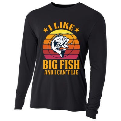 I Like Big Fish And I Cannot Lie Cooling Performance Long Sleeve Crew