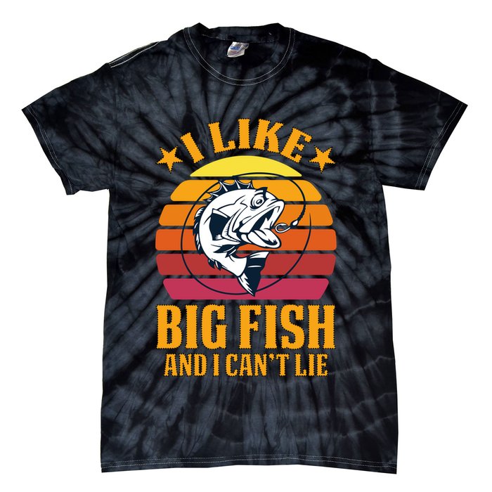 I Like Big Fish And I Cannot Lie Tie-Dye T-Shirt