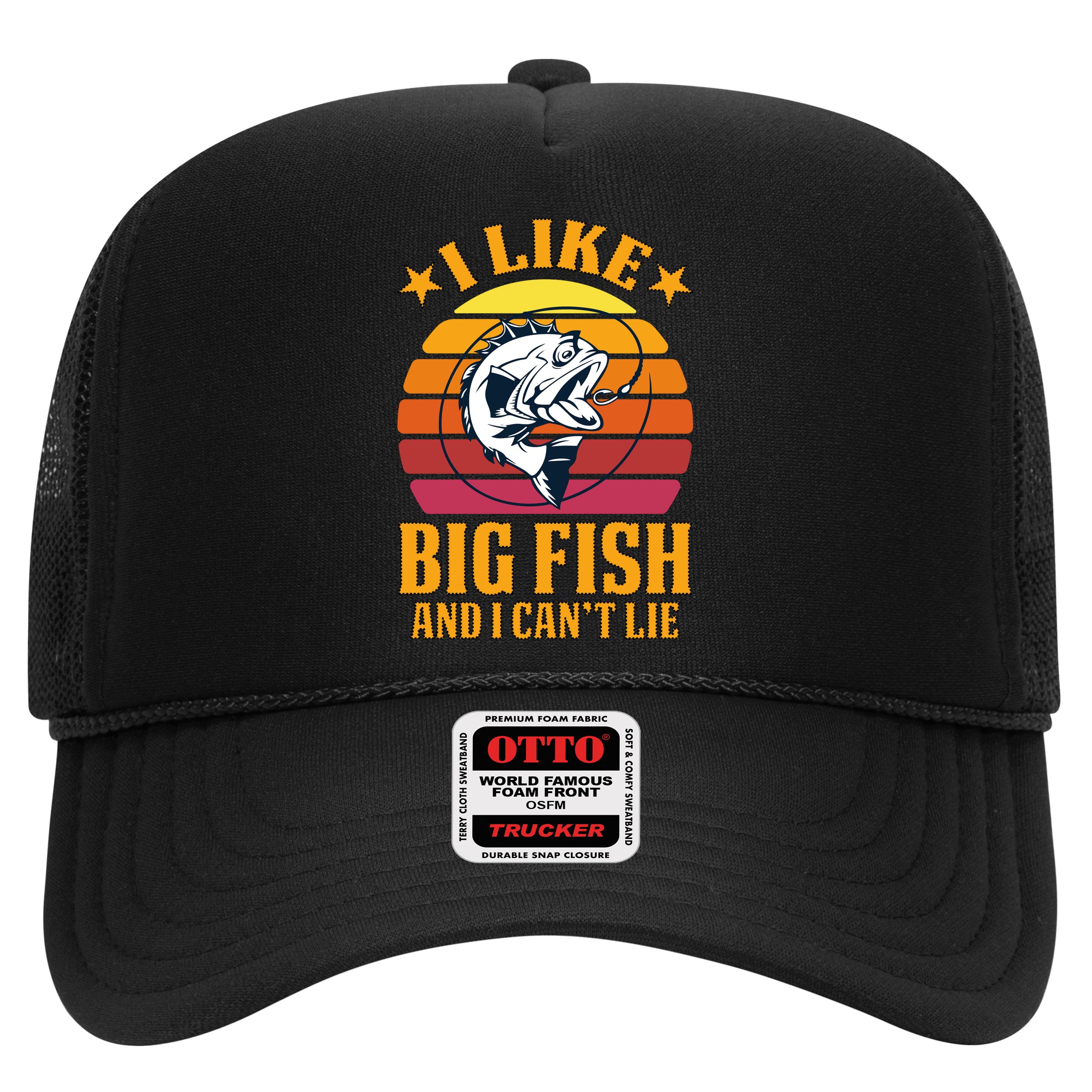 I Like Big Fish And I Cannot Lie Trucker Hat