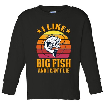 I Like Big Fish And I Cannot Lie Toddler Long Sleeve Shirt