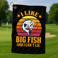 I Like Big Fish And I Cannot Lie Golf Towel