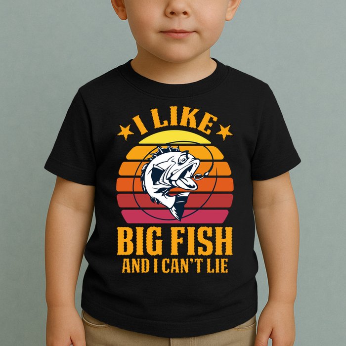I Like Big Fish And I Cannot Lie Toddler T-Shirt