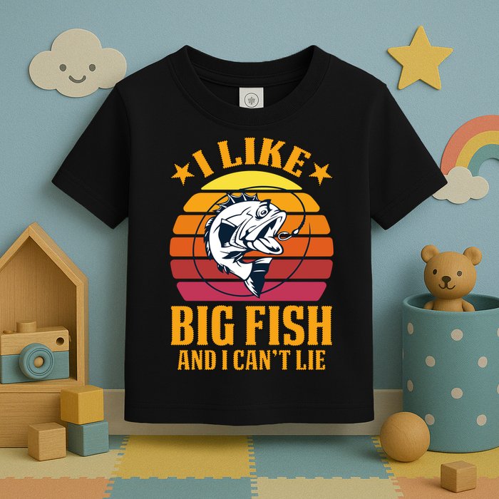 I Like Big Fish And I Cannot Lie Toddler T-Shirt