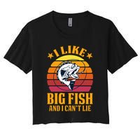I Like Big Fish And I Cannot Lie Crop Top
