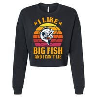 I Like Big Fish And I Cannot Lie Cropped Pullover Crew