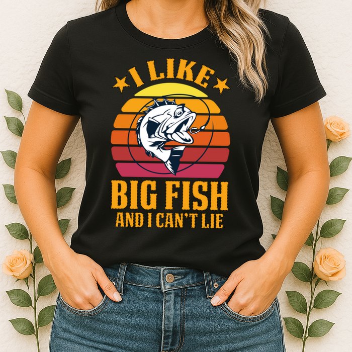 I Like Big Fish And I Cannot Lie Womens T-Shirt