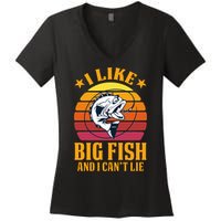 I Like Big Fish And I Cannot Lie Women's V-Neck T-Shirt