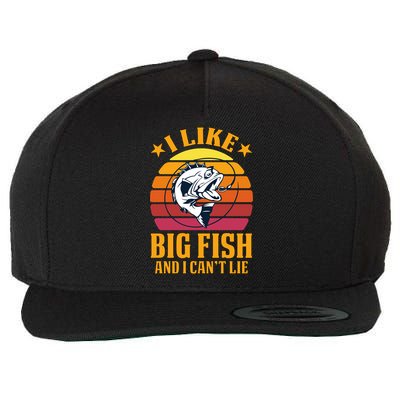 I Like Big Fish And I Cannot Lie Wool Snapback Cap