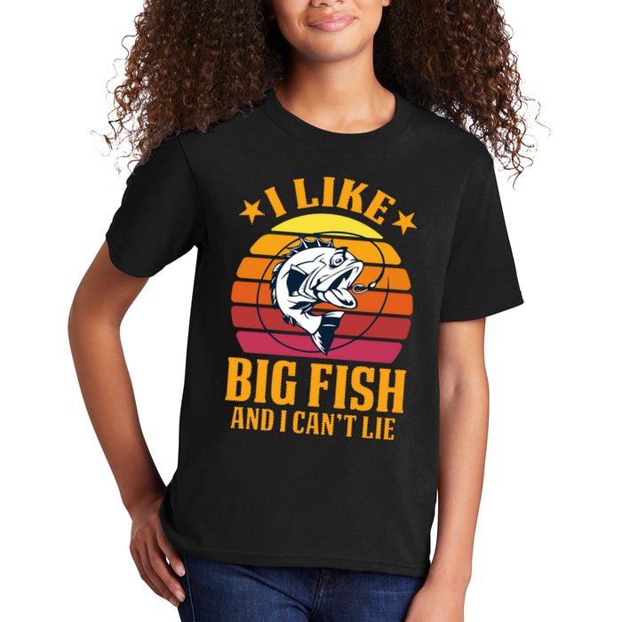 I Like Big Fish And I Cannot Lie Kids T-Shirt