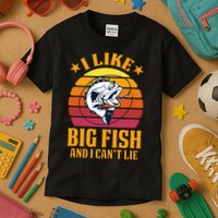 I Like Big Fish And I Cannot Lie Kids T-Shirt