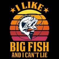 I Like Big Fish And I Cannot Lie Kids T-Shirt