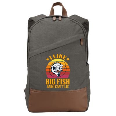 I Like Big Fish And I Cannot Lie Cotton Canvas Backpack