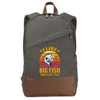 I Like Big Fish And I Cannot Lie Cotton Canvas Backpack