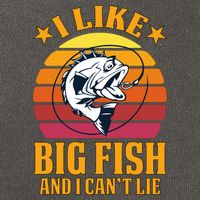 I Like Big Fish And I Cannot Lie Cotton Canvas Backpack