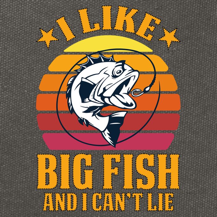 I Like Big Fish And I Cannot Lie Cotton Canvas Backpack