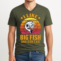 I Like Big Fish And I Cannot Lie V-Neck T-Shirt