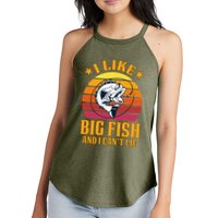 I Like Big Fish And I Cannot Lie Women's Perfect Tri Rocker Tank