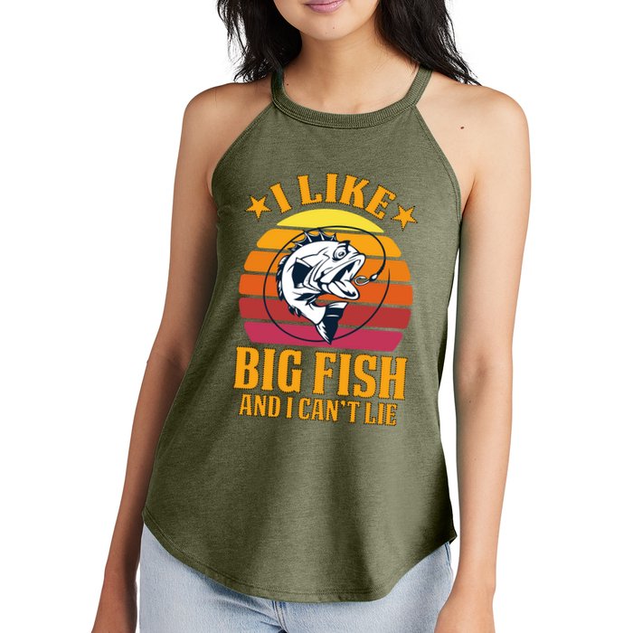 I Like Big Fish And I Cannot Lie Women's Perfect Tri Rocker Tank
