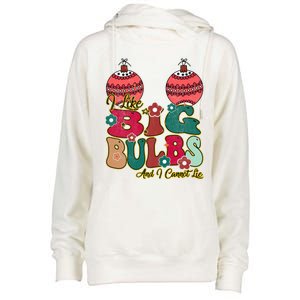 I Like Big Bulbs I Can Not Lie Christmas Couple Matching Gift Womens Funnel Neck Pullover Hood