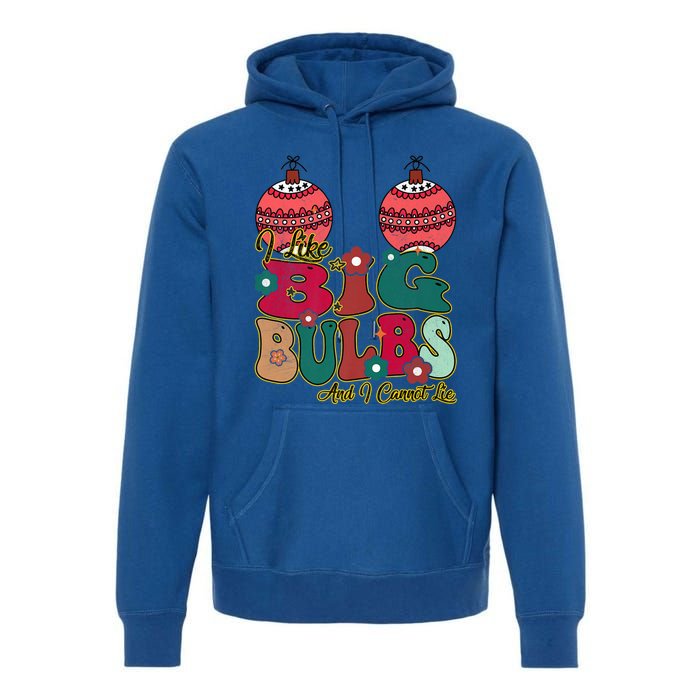 I Like Big Bulbs I Can Not Lie Christmas Couple Matching Gift Premium Hoodie