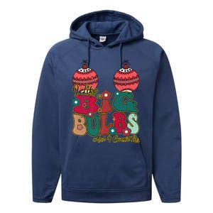 I Like Big Bulbs I Can Not Lie Christmas Couple Matching Gift Performance Fleece Hoodie