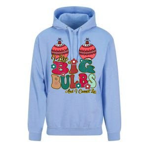 I Like Big Bulbs I Can Not Lie Christmas Couple Matching Gift Unisex Surf Hoodie