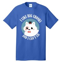 I Like Big Chonks And I CanT Lie Funny Cat Lover Owner Funny Gift Tall T-Shirt