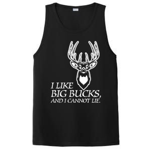 I Like Big Bucks And I Cannot Lie Gift Funny Deer Hunting Gift PosiCharge Competitor Tank