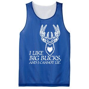 I Like Big Bucks And I Cannot Lie Gift Funny Deer Hunting Gift Mesh Reversible Basketball Jersey Tank