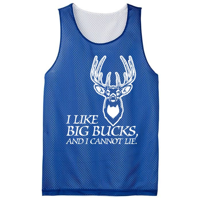 I Like Big Bucks And I Cannot Lie Gift Funny Deer Hunting Gift Mesh Reversible Basketball Jersey Tank