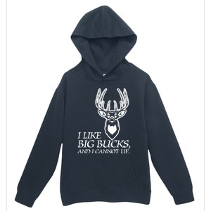 I Like Big Bucks And I Cannot Lie Gift Funny Deer Hunting Gift Urban Pullover Hoodie