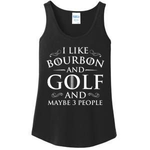 I Like Bourbon Golf Lover Golfing Golfer Putter Ladies Essential Tank